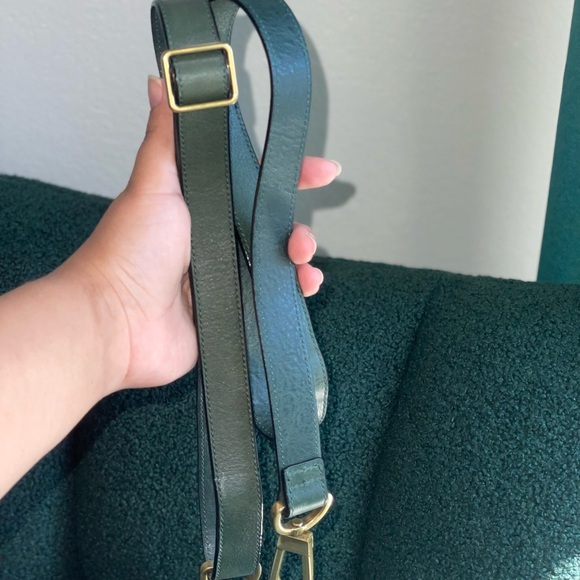 Fossil -Maya green leather shoulder/ crossbody bag - Picture 11 of 14